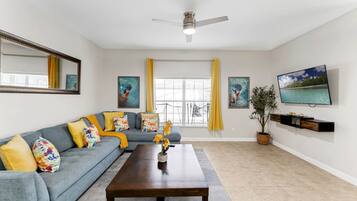 Smart TV, video games, foosball, computer monitors