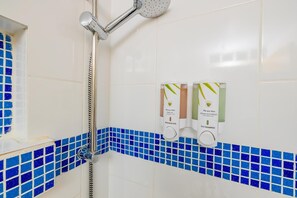 Shower, hair dryer