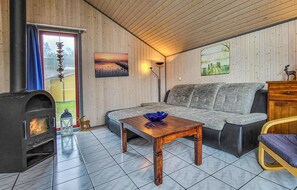 Fernseher, Kamin