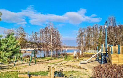 Beach front home in Mirow with sauna