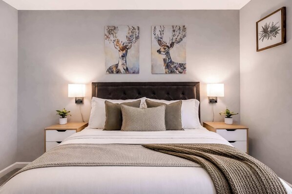 5 dormitorios, escritorio, tabla de planchar con plancha y wifi gratis