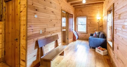 Dog-friend mtn home near pond with private hot tub, fireplace, decks, & firepit