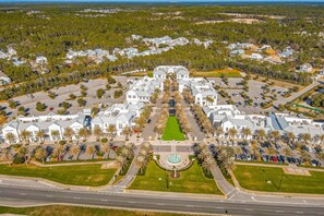 Exterior - Sleek beach-themed retreat with patio, bikes, LSV, & pool access (Inlet Beach)