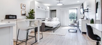 Chic Studio Condo w/ Murphy Bed | Desk | Kitchenette & Golf Views – Perfect for Work & Relaxation!