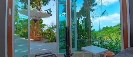 Vue depuis l’hébergement