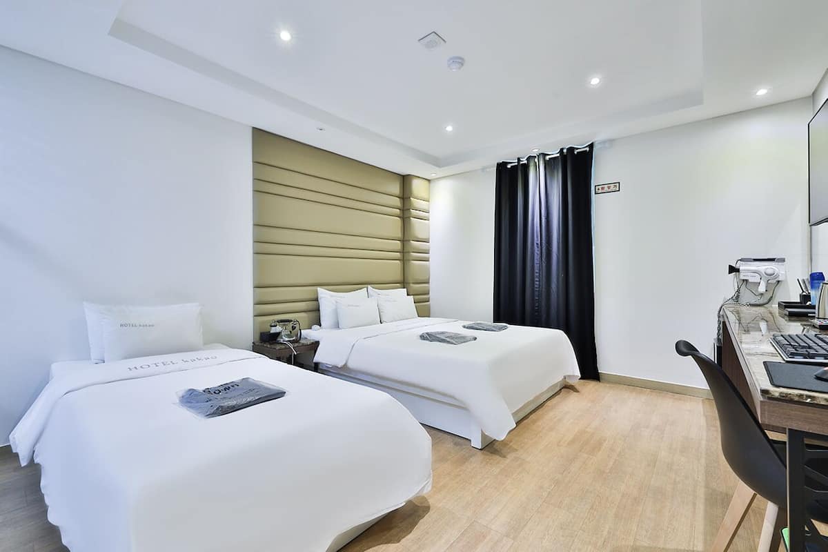 Premium bedding, free WiFi, bed sheets