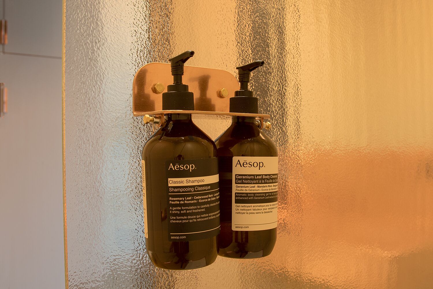 standard double room | bathroom | designer toiletries, towels, soap, shampoo