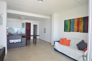 Living area - Semi-detached house on the beach with outdoor spaces (Alcamo)