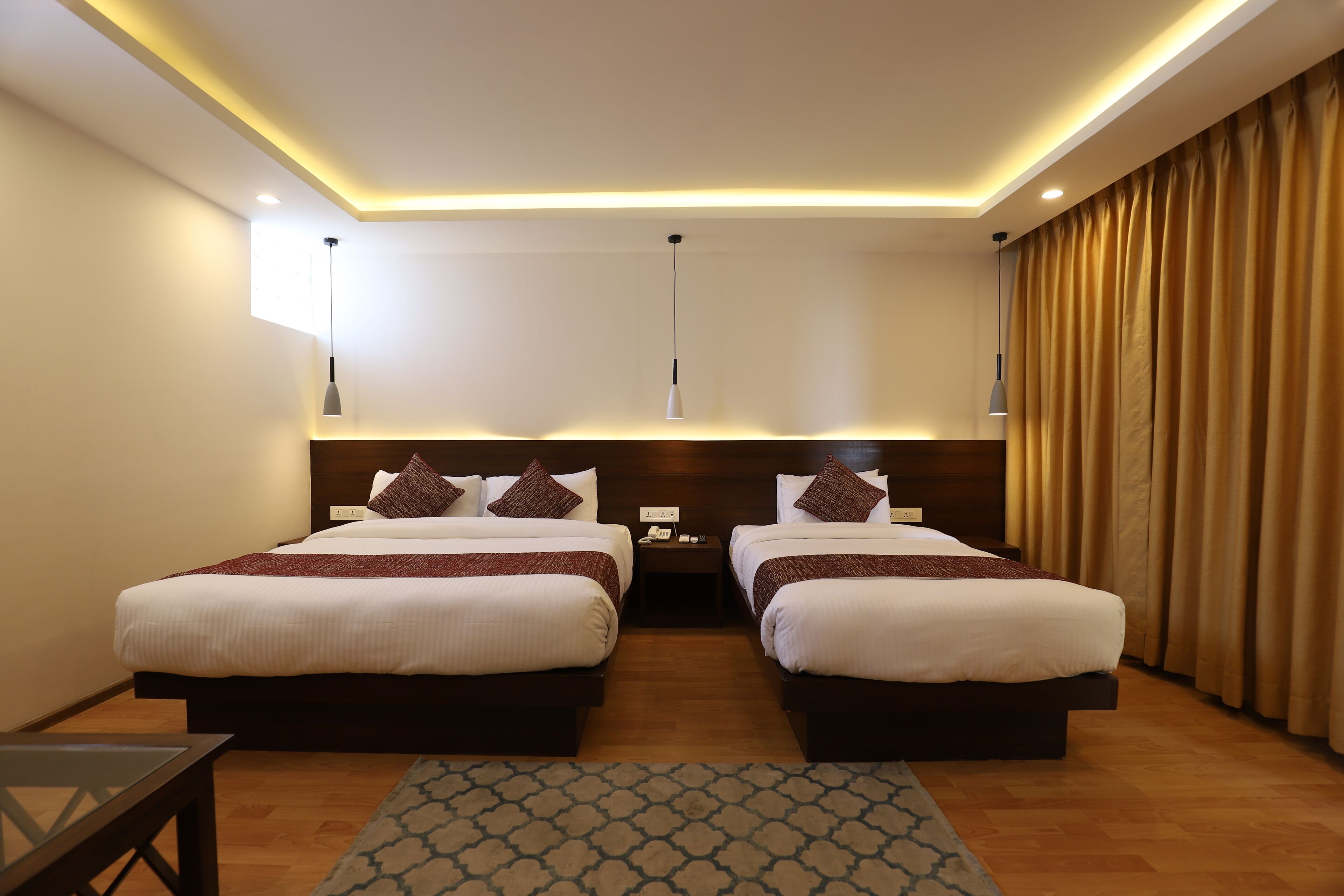 deluxe twin room | 1 bedroom, egyptian cotton sheets, premium bedding, select comfort beds