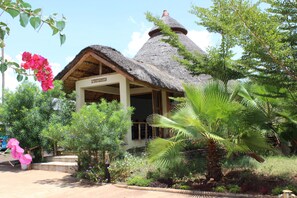 Área externa para banquete