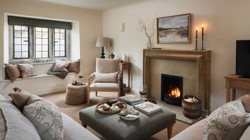 TV connectée, cheminée