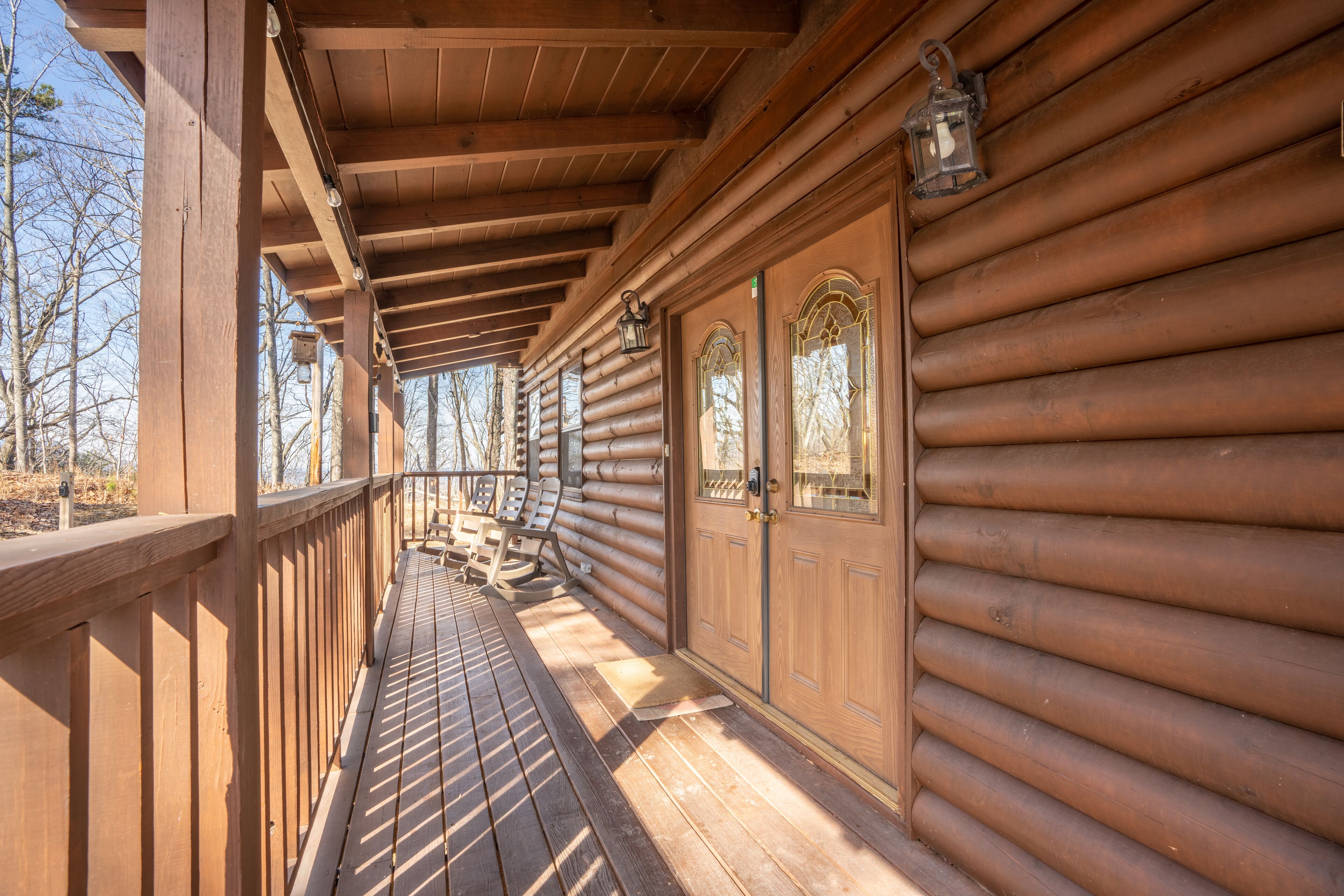 Comfort Cabin, 2 Bedrooms, Non Smoking, Hot Tub | Terrace/patio