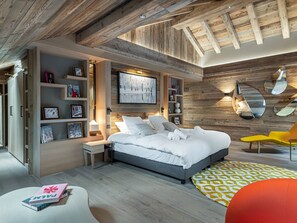 6 bedrooms, free WiFi, bed sheets - Exceptional penthouse with jacuzzi, sauna, ski-in/ski-out, pets welcome (Méribel)