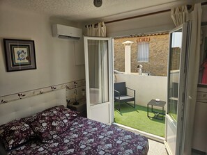 Comfort-Zimmer, 1 Doppelbett, Balkon | Italienische Bettbezüge von Frette, hochwertige Bettwaren