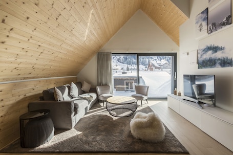 Penthouse | Living area | Flat-screen TV