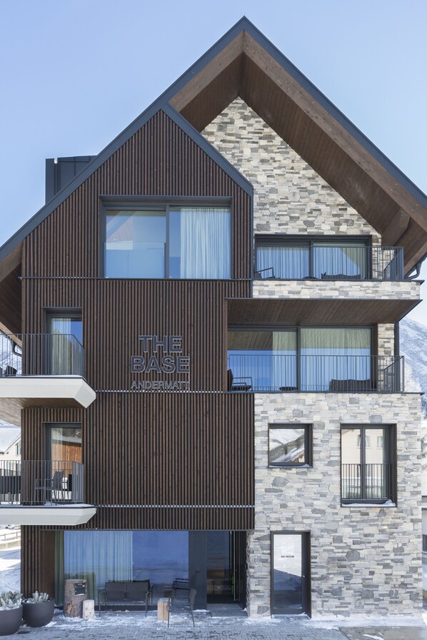 Front of property - THE BASE  (Andermatt)