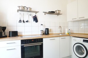 Dishwasher, dining tables