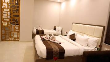 Premium Room | 1 bedroom, premium bedding, down comforters, memory foam beds
