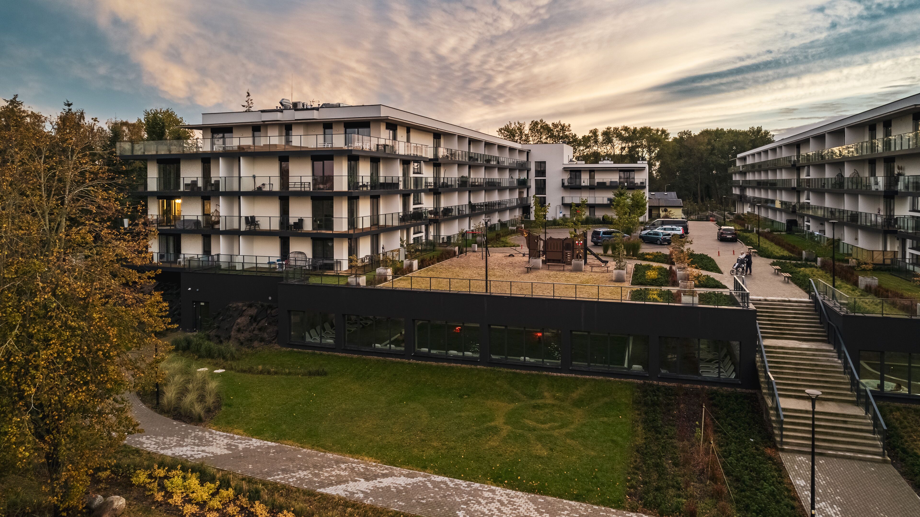 Façade de l’hébergement
