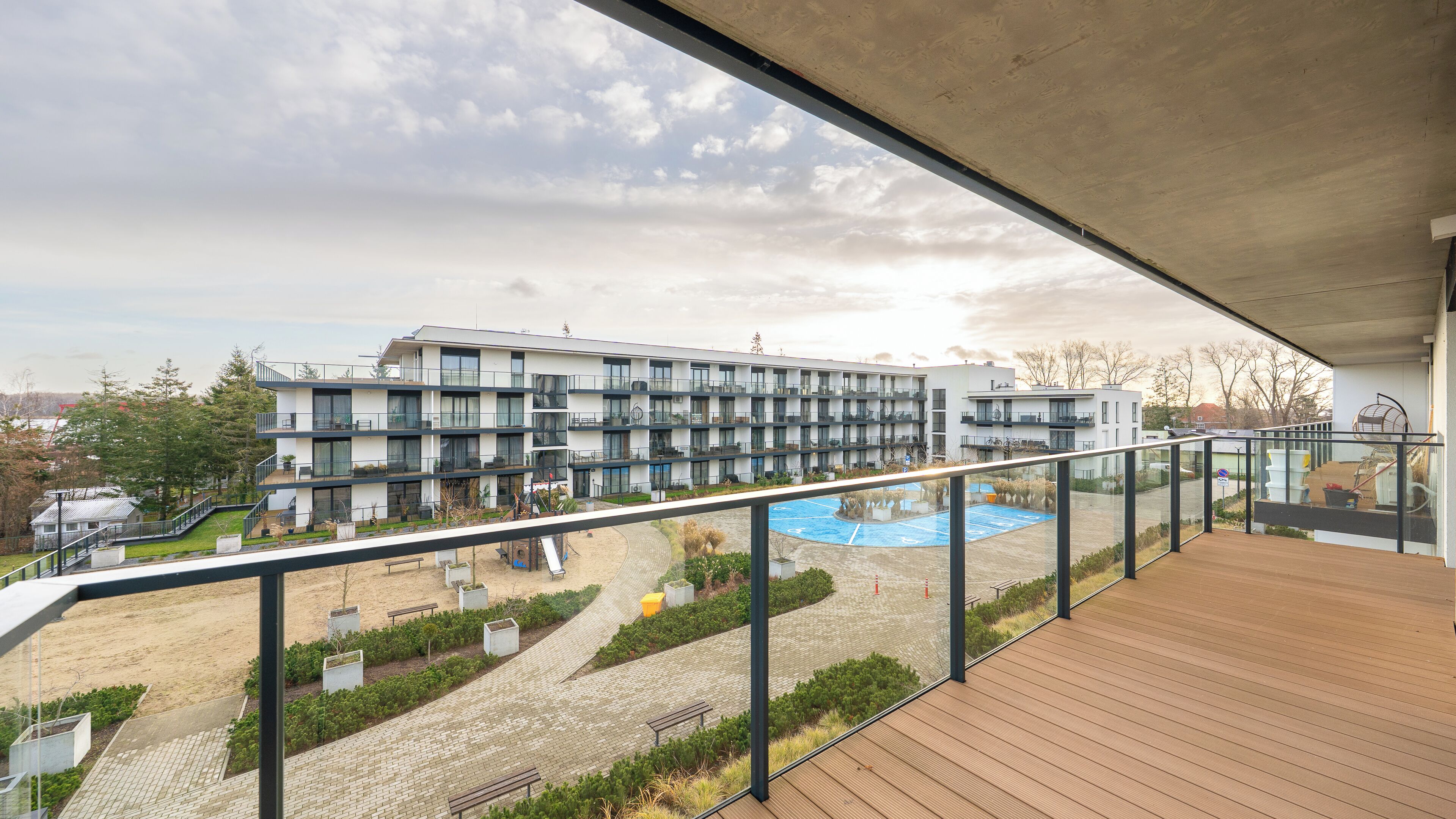 Apartment (8B/29 River & SPA) | Blick vom Balkon