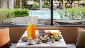 Daily buffet breakfast (THB 588.5 per person)