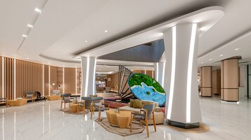 Sala de estar en el lobby