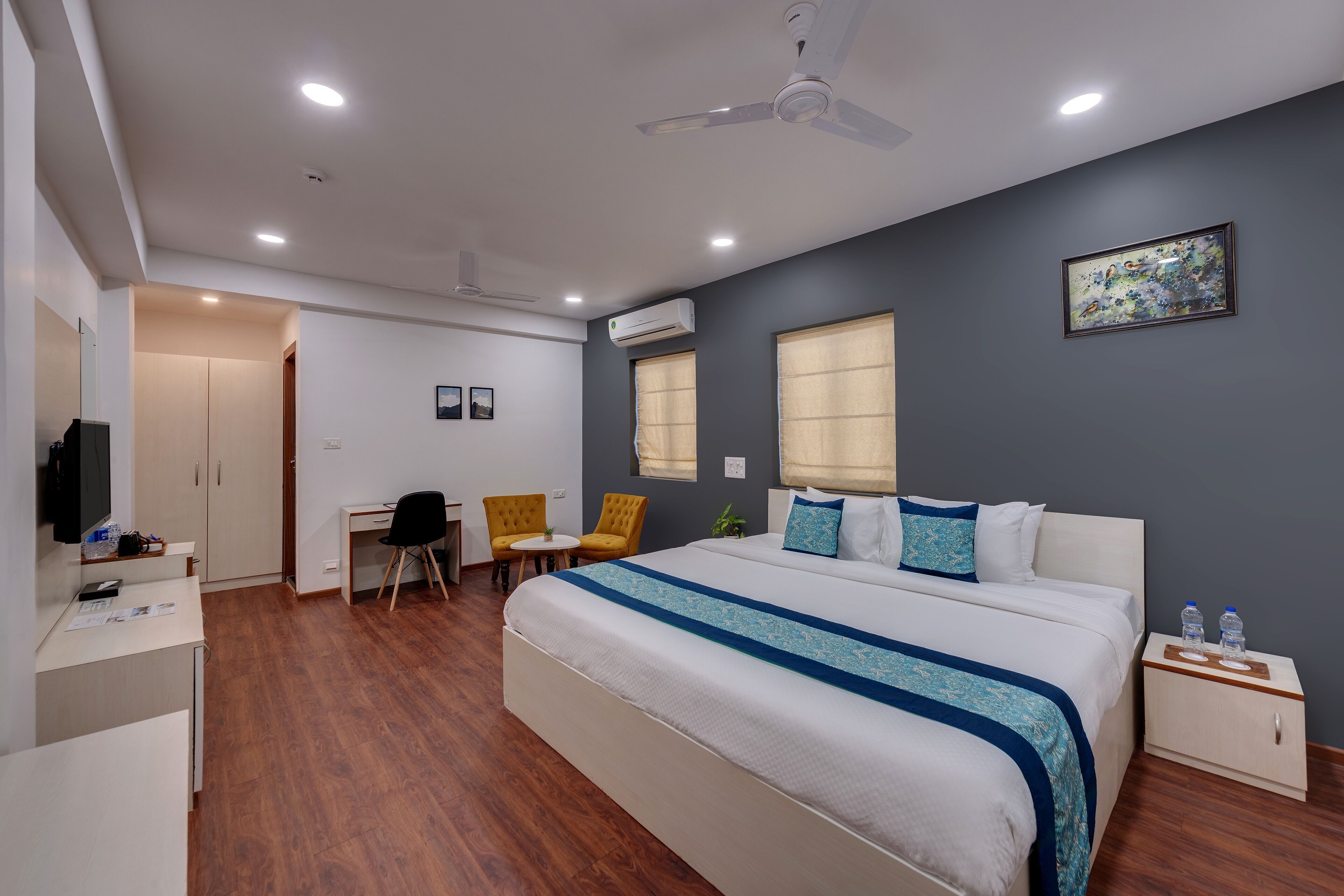 In-room safe, desk, blackout drapes, iron/ironing board