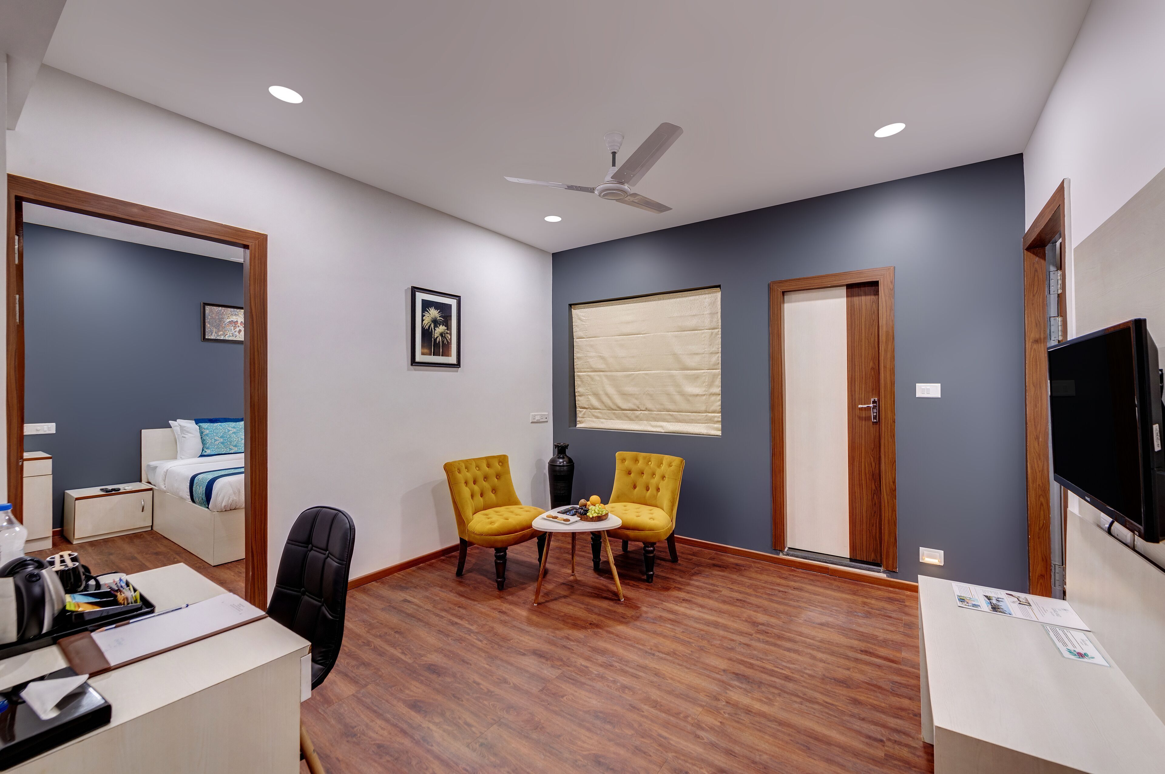 In-room safe, desk, blackout drapes, iron/ironing board