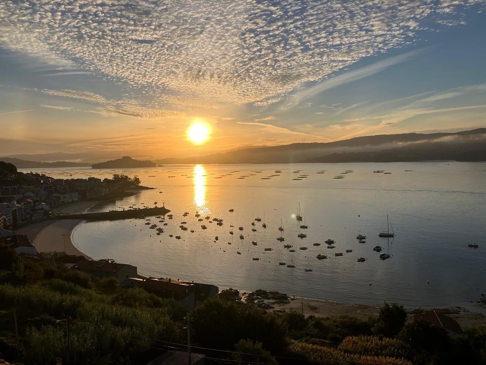 Amanecer desde el apart.