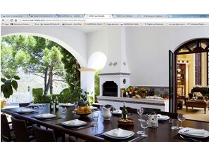 Outdoor dining - Luxury villa Lampara Great views Heated infinity pool included. (BENAHAVIS)