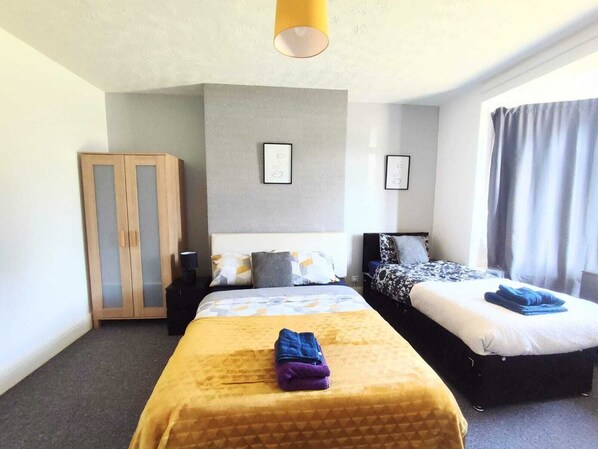 2 habitaciones, wifi y ropa de cama