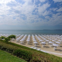 On the beach, 3 beach bars
