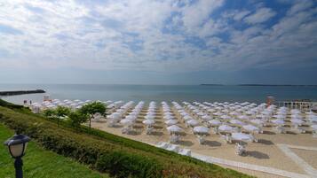 On the beach, 3 beach bars