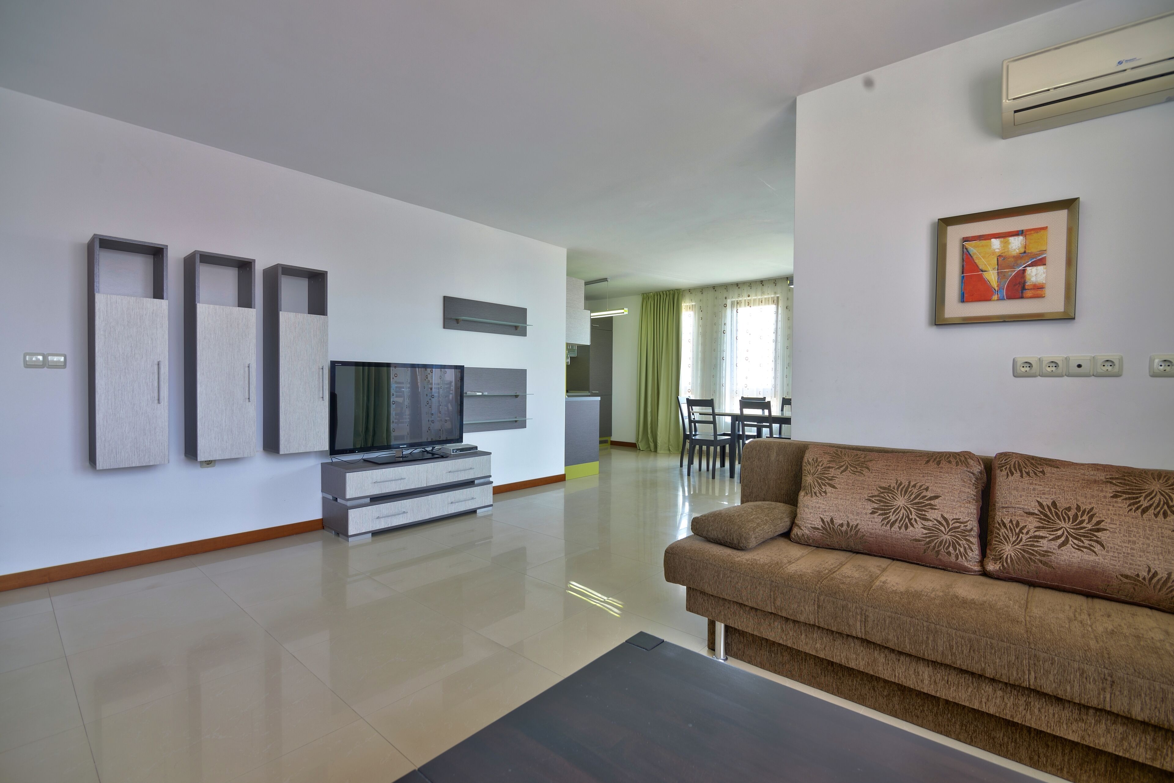 Superior Apartment | Living area | 32-inch LCD TV with cable channels, TV