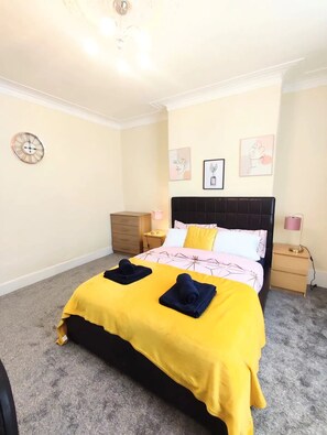 2 bedrooms, iron/ironing board, travel crib, WiFi
