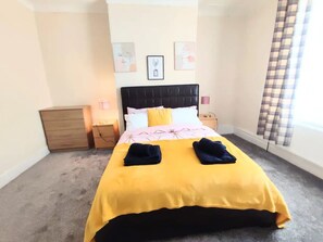 2 bedrooms, iron/ironing board, travel crib, WiFi