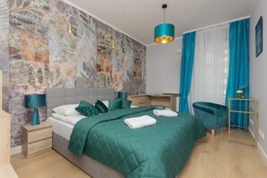 1 bedroom, individually decorated, bed sheets - Bemowo Górczewska Apartment by Renters (Warsaw)