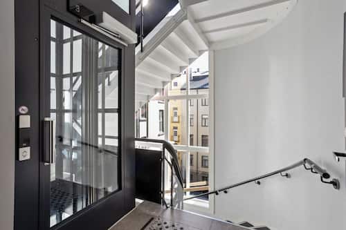 Interior entrance