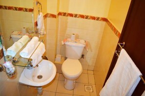 Dusche, Handtücher, Seife