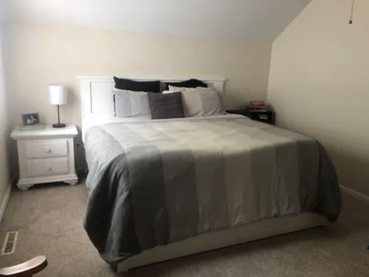 2 habitaciones, cuna de viaje, wifi y ropa de cama 