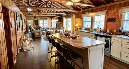 Riverfront cabin, on a secluded section of the Middle Branch, Pere Marquette