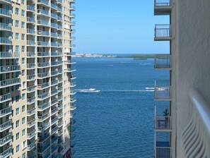Luxury Studio, 1 Bedroom, City View | Balcony view - We host Fascinating Studio at Brickell (Miami)