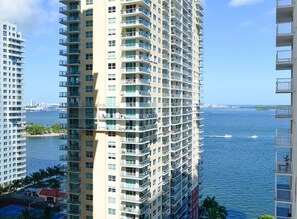 Luxury Studio, 1 Bedroom, City View | Balcony view - We host Fascinating Studio at Brickell (Miami)