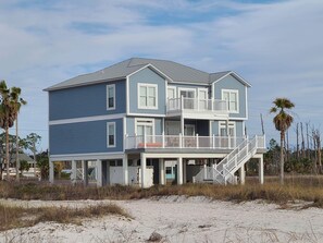 Exterior - Beachfront home with beautiful view of beach and ocean. (Port St. Joe)
