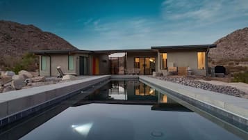 An infinity pool, a lap pool