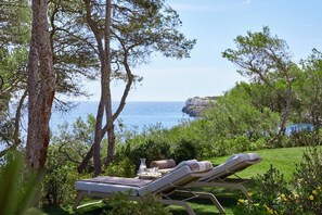 Blick von der Unterkunft