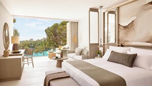 Deluxe-Suite, eingeschränkter Meerblick (Junior)