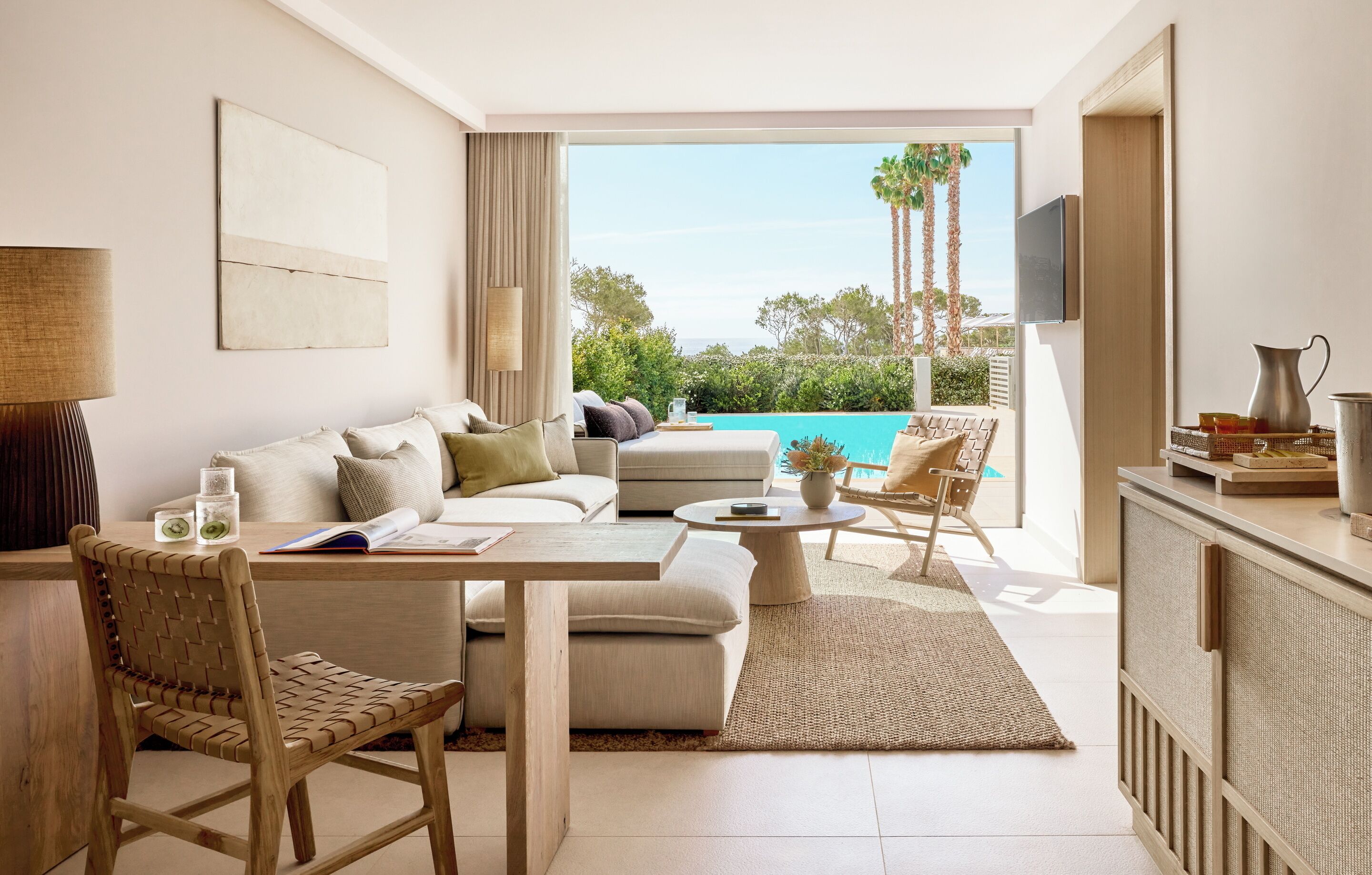 Suite Deluxe, 1 chambre, piscine privée, vue jardin