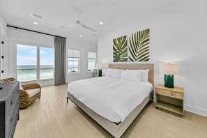 8 bedrooms, iron/ironing board, WiFi, bed sheets - Gulf Front, 8 BR 6 BA + Private Pool & Hot Tub + Pickleball Fun (Okaloosa Island)