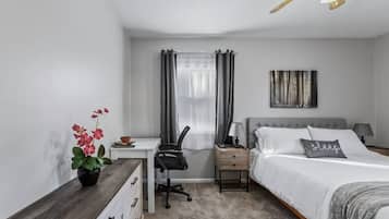Desk, iron/ironing board, free WiFi